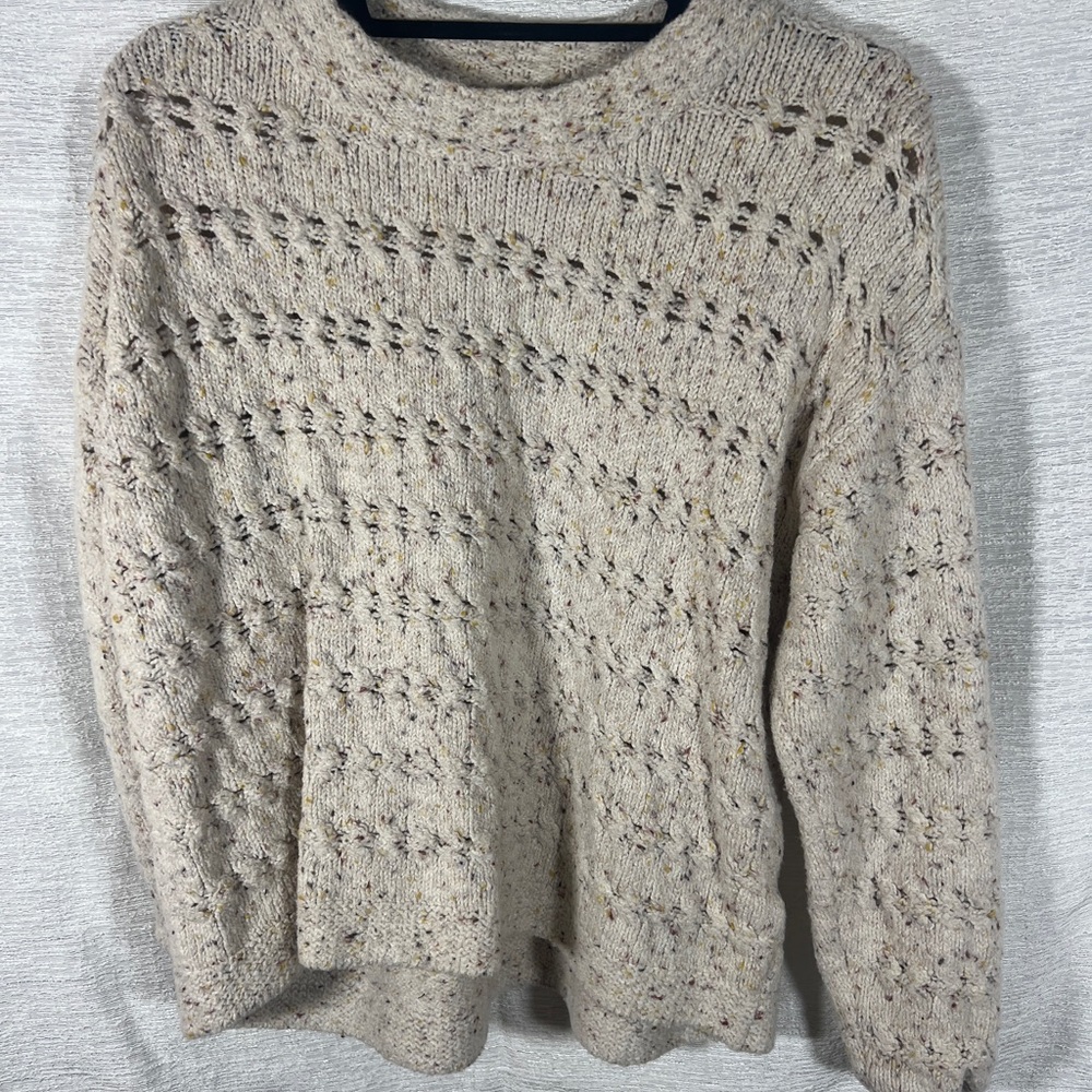 Old Navy Cream Knit Sweater